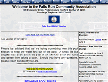 Tablet Screenshot of fallsrun.org